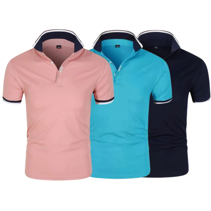 [KAUFE 2 ERHALTE 3] Essential Kit Poloshirts (3er-Pack)