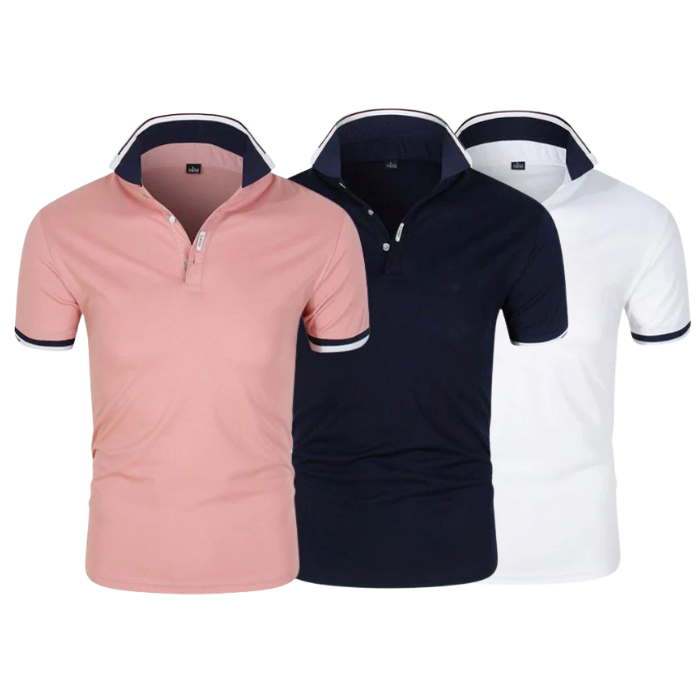 [KAUFE 2 ERHALTE 3] Essential Kit Poloshirts (3er-Pack)