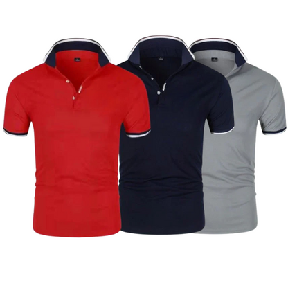 [KAUFE 2 ERHALTE 3] Essential Kit Poloshirts (3er-Pack)