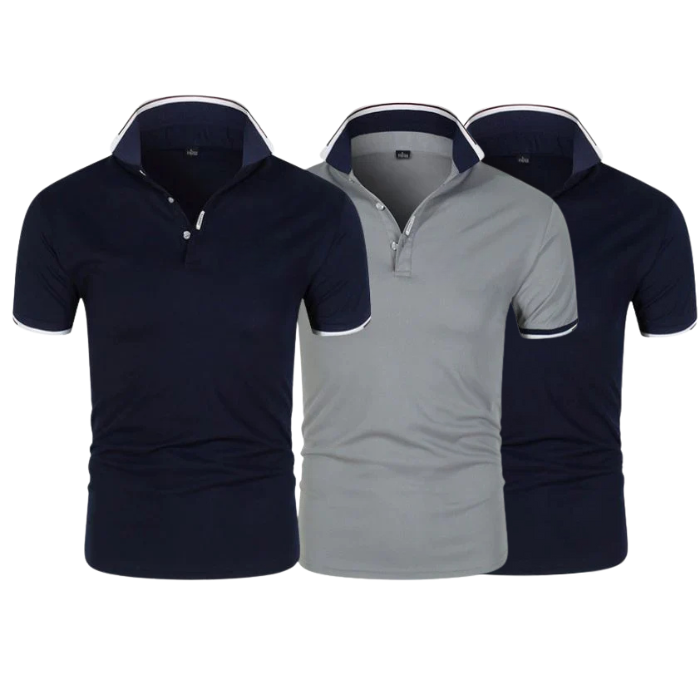 [KAUFE 2 ERHALTE 3] Essential Kit Poloshirts (3er-Pack)