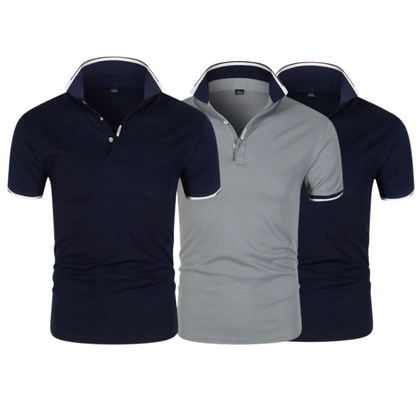 [KAUFE 2 ERHALTE 3] Essential Kit Poloshirts (3er-Pack)