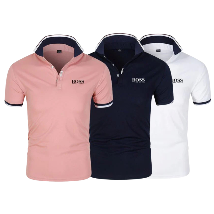 [KAUFE 2 ERHALTE 3] Essential Kit Poloshirts (3er-Pack)